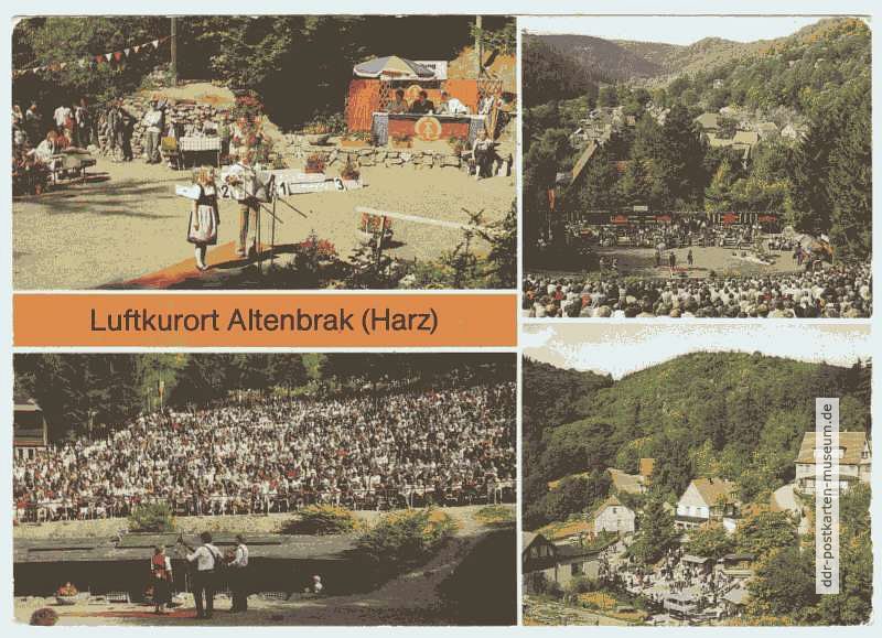 Harzer Jodlerwettstreit auf der Waldbühne in Altenbrak - 1987