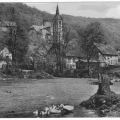 Blick über die Bode zur Kirche in Altenbrak - 1969