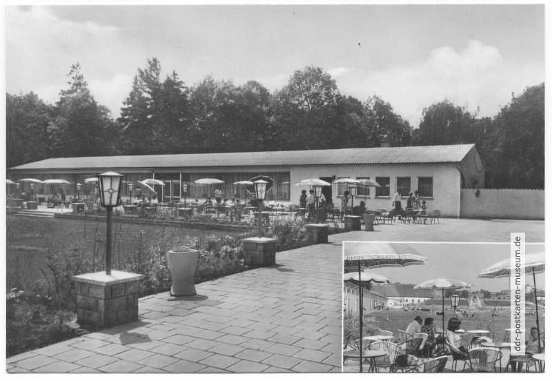 Soleschwimmbad Artern, Konsum-Gaststätte - 1968