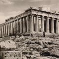 Ansichtskarte nur auf Urlauberschiff "Völkerfreundschaft" - Athen, das Partenon auf der Akropolis - 1961