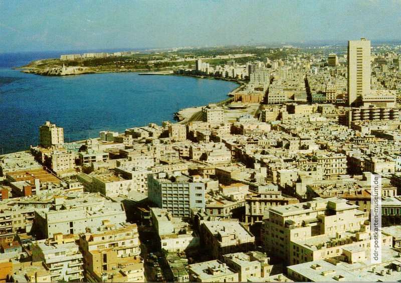Blick zur Bucht Caleta de San Lazaro in Havanna - 1987