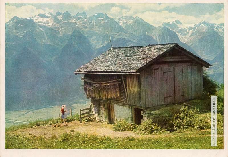 Alpenhütte in Osttirol - 1955