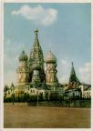 Basilius-Kathedrale in Moskau - 1957