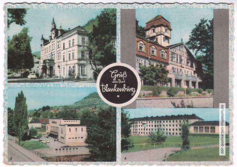 FDGB-Erholungsheim, Stadthalle, Ferienheim der IG Wismut, Zentrale Sportschule des DTSB - 1962