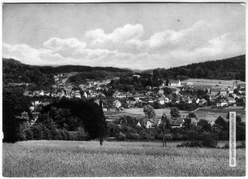 Blick von der Reichshöhe auf Bad Liebenstein - 1972