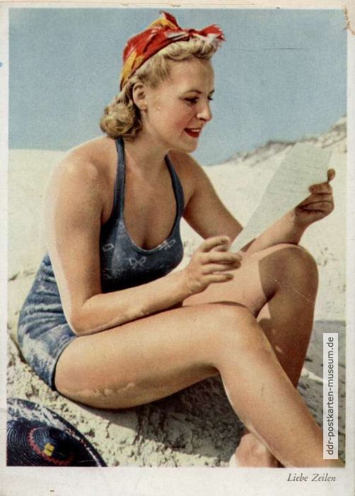 Liebe Zeilen am Strand - 1949 / 1950