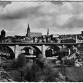 Friedensbrücke mit Altstadt - 1958