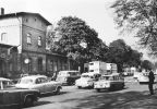Adlergstell mit altem S-Bahnhofsgebäude in Adlershof - 1966