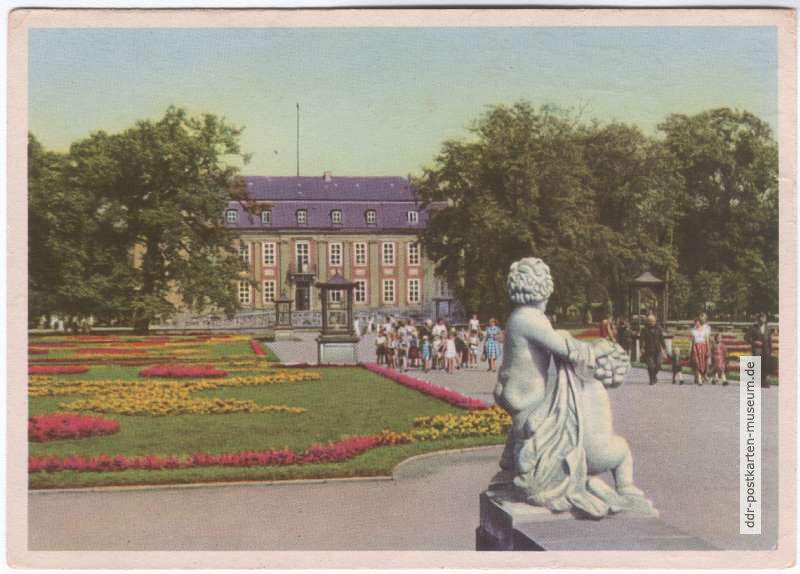 Tierpark Berlin, Blick auf Schloß Friedrichsfelde - 1960