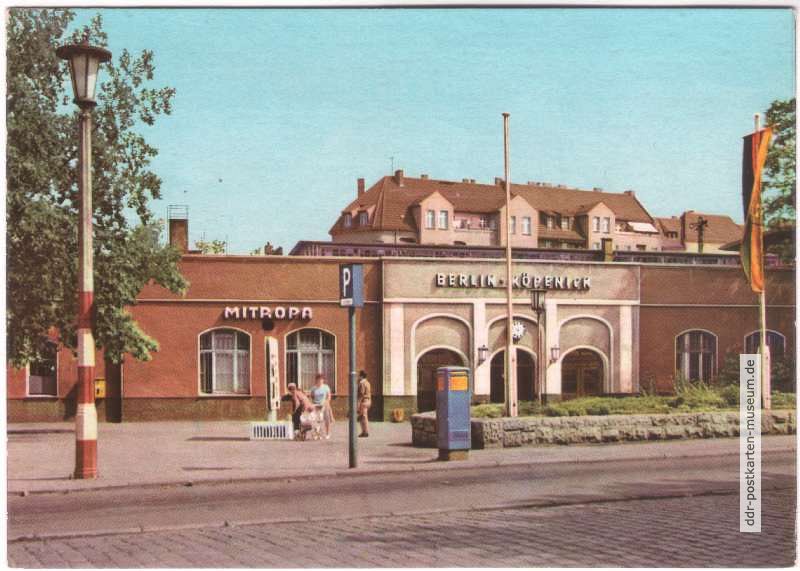 S-Bahnhof Köpenick, Mitropa-Gaststätte - 1965