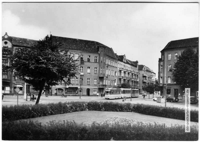 Mandrellaplatz, Straßenbahn Linie 87 - 1970