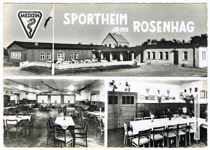 Sportheim der BSG Medizin Lichtenberg "Am Rosenhag" - 1958