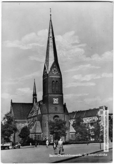 Berlin-Oberschöneweide, St. Antonius-Kirche - 1957