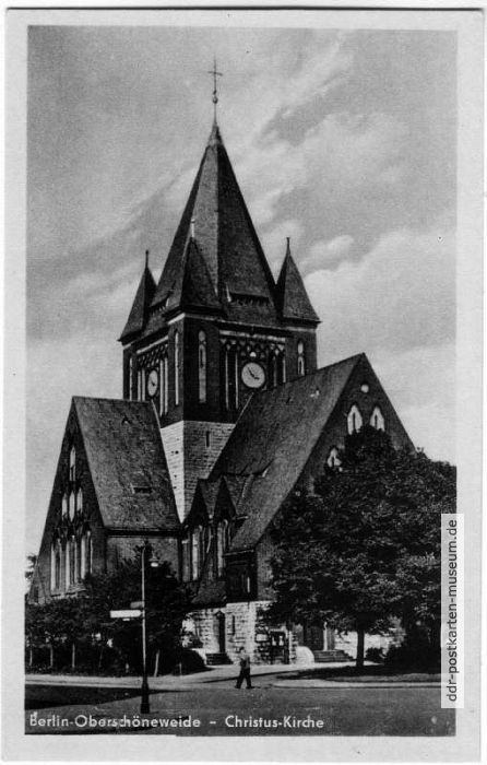 Berlin-Oberschöneweide, Christus-Kirche - 1955