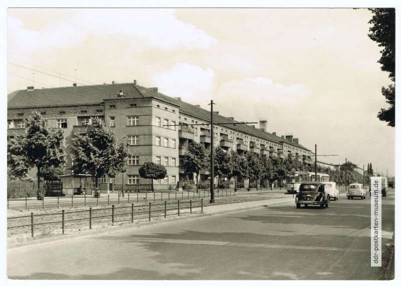 Köpenicker Landstraße, Straßenbahn Linie 69 - 1963