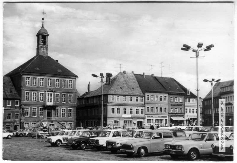 Marktplatz mit Rathaus - 1979