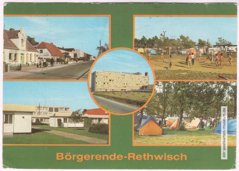 Seestraße, Campingplatz, Ferienheim, Bungalows, Zeltplatz - 1984