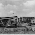 Neubaugebiet Borna-Nord, Bushaltestelle mit Wartehalle - 1972