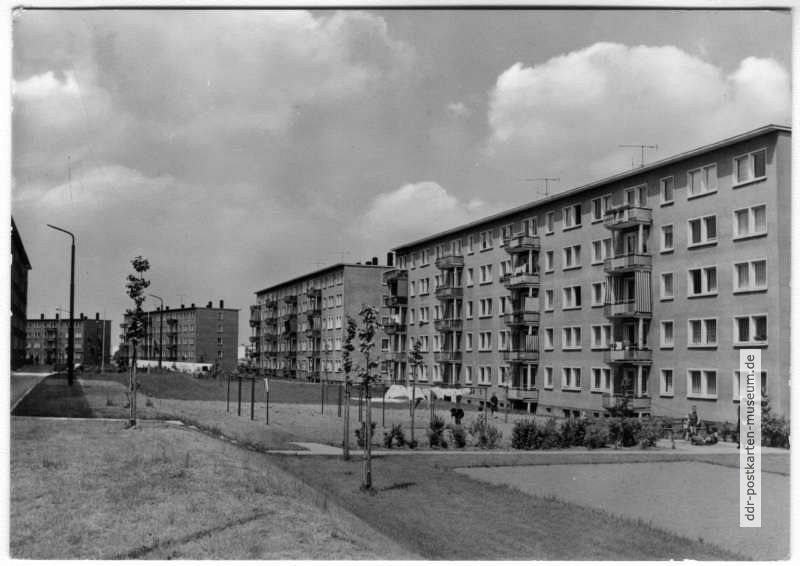 Neubauten an der Dr.-Wilhelm-Külz-Straße - 1974