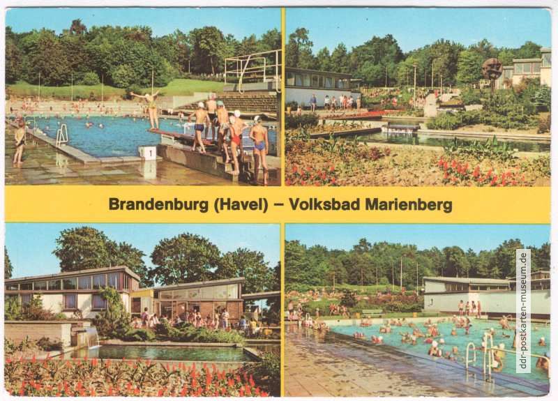 Volksbad Marienberg, Gaststätte - 1978