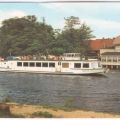 Salonschiff der Weißen Flotte M.S. "Nedlitz" am Fährhaus - 1984