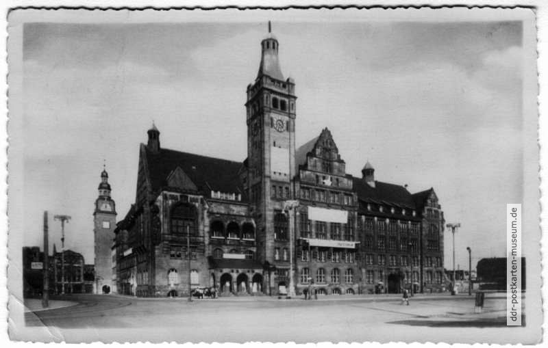 Rathaus (Westseite) - 1950