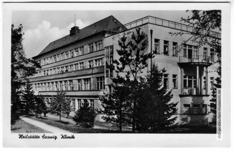 Heilstätte Coswig, Klinik - 1956