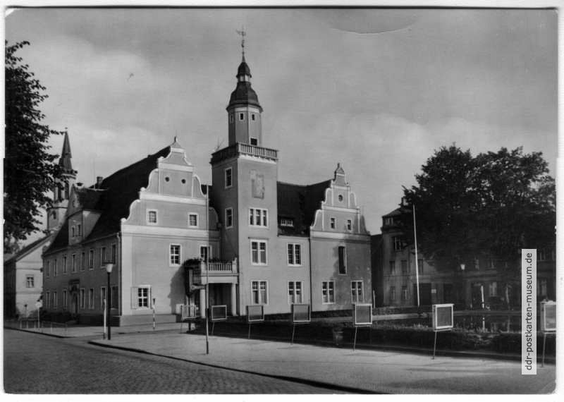 Rathaus an der Ernst-Thälmann-Straße - 1968