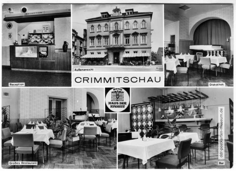 Hotel "Haus der Einheit" - Reception, Diskothek, Restaurant und Bar - 1980