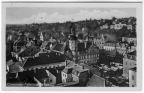 Crimmitschau, Teilansicht mit Rathaus - 1954
