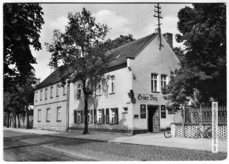 HO-Gaststätte "Grüner Berg" im Ortsteil Kirchhain - 1959