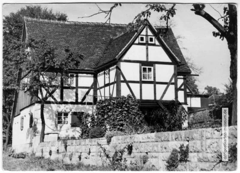 Altes Fischerhaus in Pillnitz - 1966