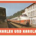 "Karlex" im Bahnhof Adorf (Vogtland) - 1986
