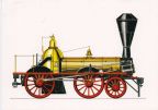 Lokomotive "Neckar" von Baldwin & Whitney, gebaut 1845 in Philadelphia