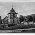 Nikolaiplatz mit Glockenturm - 1955