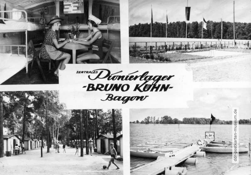 Zentrales Pionierlager "Bruno Kühn" in Bagow (Bollmannsruh) - 1970