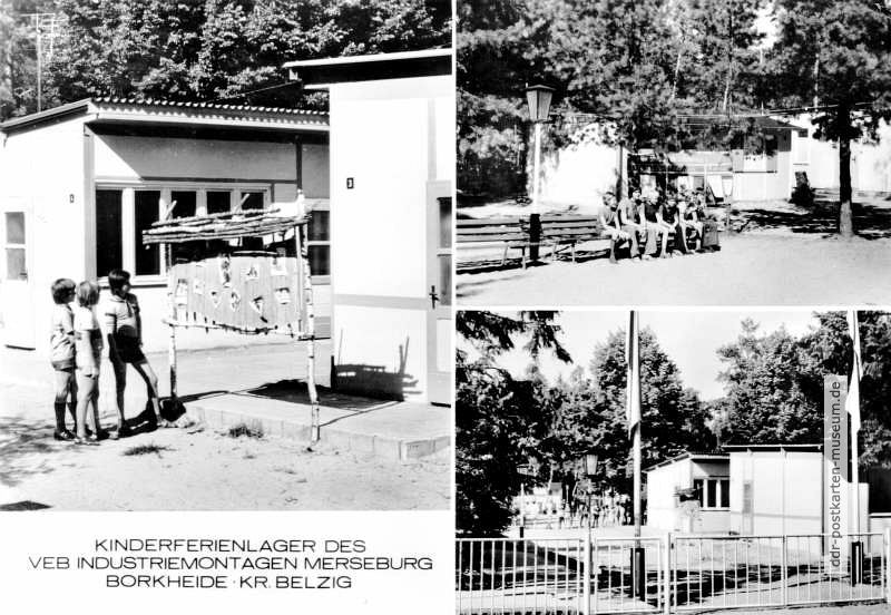 Borkheide, Kinderferienlager des VEB Industriemontagen Merseburg - 1976