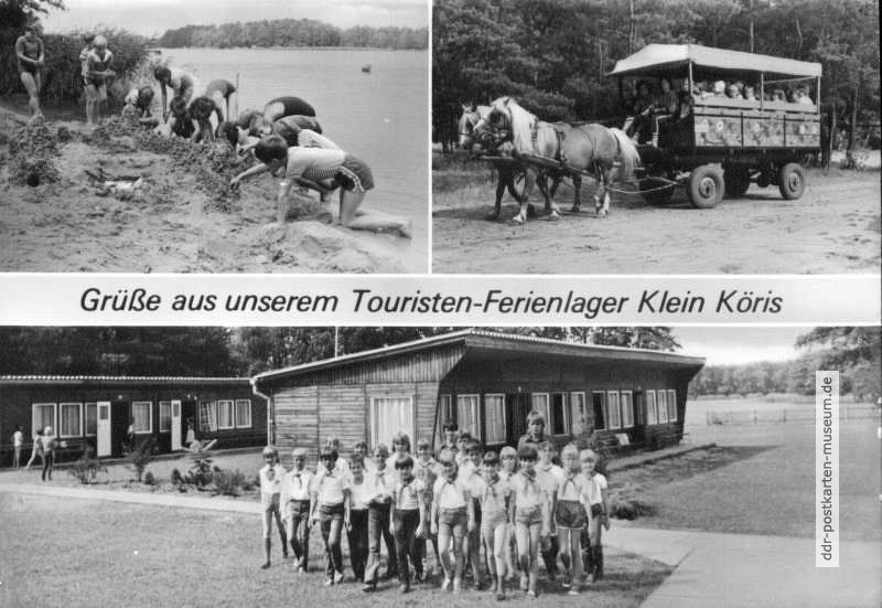 Touristen-Ferienlager vom Rat des Stadtbezirks Berlin-Lichtenberg in Klein Köris - 1984
