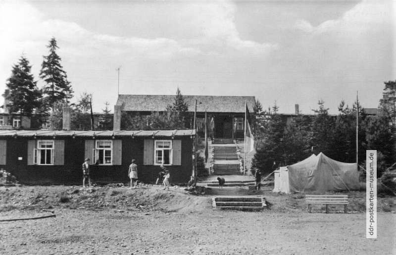 Betriebsferienlager "Erich Weinert" des VEB WMF Königsee in Meura - 1966
