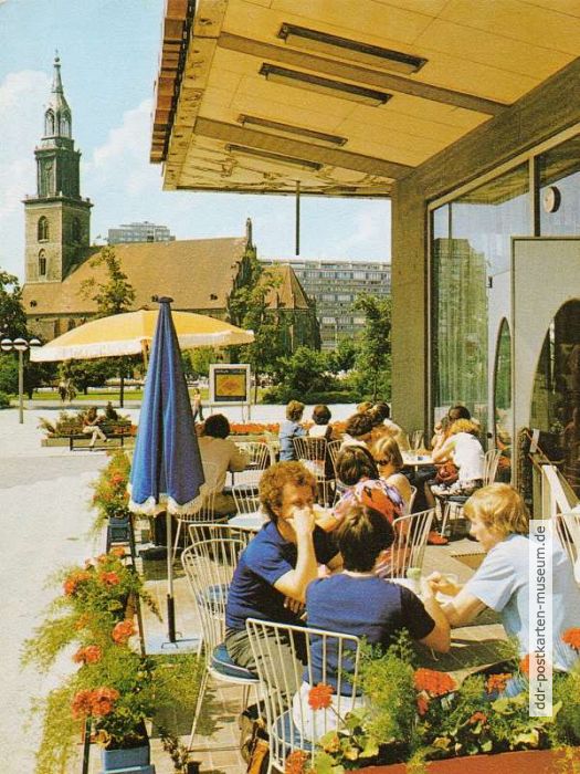 Berlin-Mitte, Kaffeestube an der Rathauspassage - 1987