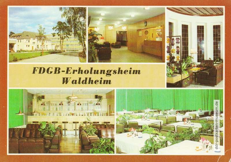 Arendsee, FDGB-Erholungsheim "Waldheim" - 1982