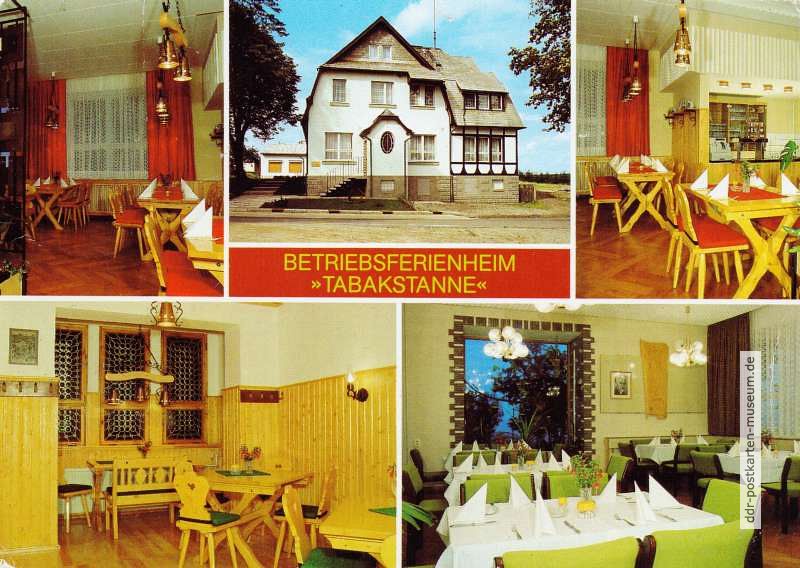 Thalheim, Betriebsferienheim "Tabakstanne" der ZBE Futtermittelbetrieb Merseburg - 1982