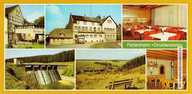 Trautenstein am Harz, Ferienheim "Druidenstein" des VEB Schwermaschinenbau Nordhausen - 1985