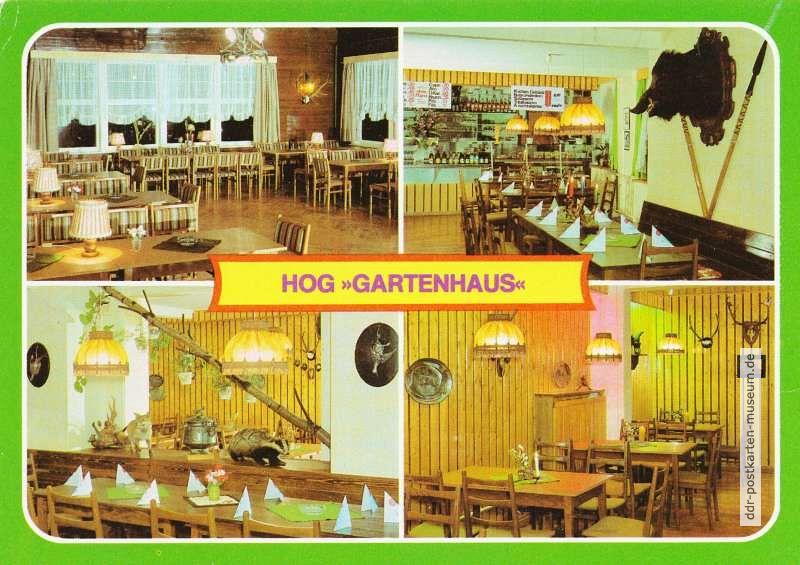 Pansfelde, HO-Ausflugsgaststätte "Gartenhaus" - 1980