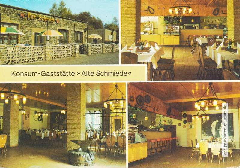 Süplingen (Kreis Haldensleben), Konsum-Gaststätte "Alte Schmiede" - 1988