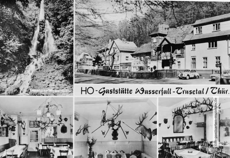 Trusetal (Thüringen), HO-Gaststätte "Wasserfall" - 1975