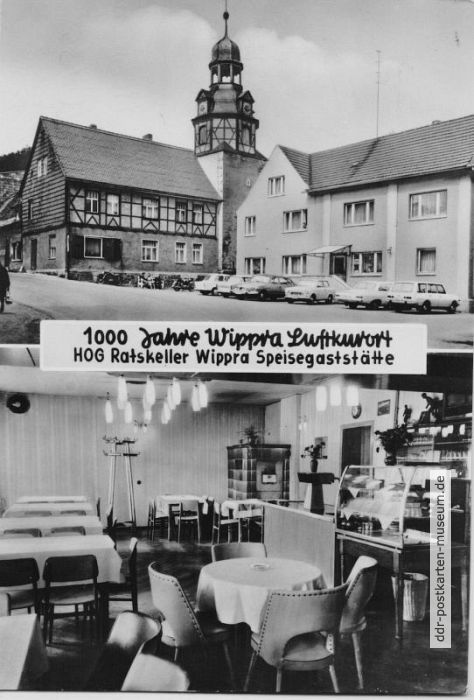 Wippra, HO-Gaststätte "Ratskeller" - 1969