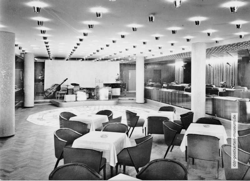 Magdeburg, "Juanita-Tanzbar" im Hotel "International" - 1963