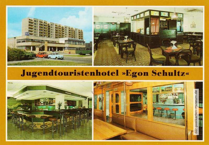 Berlin-Friedrichsfelde, Jugendtouristenhotel "Egon Schultz" - 1987