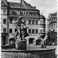 Markt mit Simsonbrunnen und Apotheke - 1966